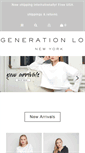 Mobile Screenshot of generationloveclothing.com